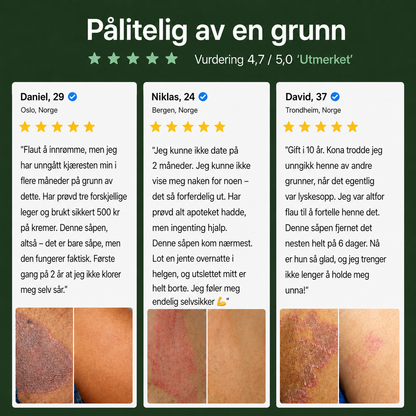 Nordic SkinBalance™ – Dyprensende kroppsbar for svetteutsatte hudområder