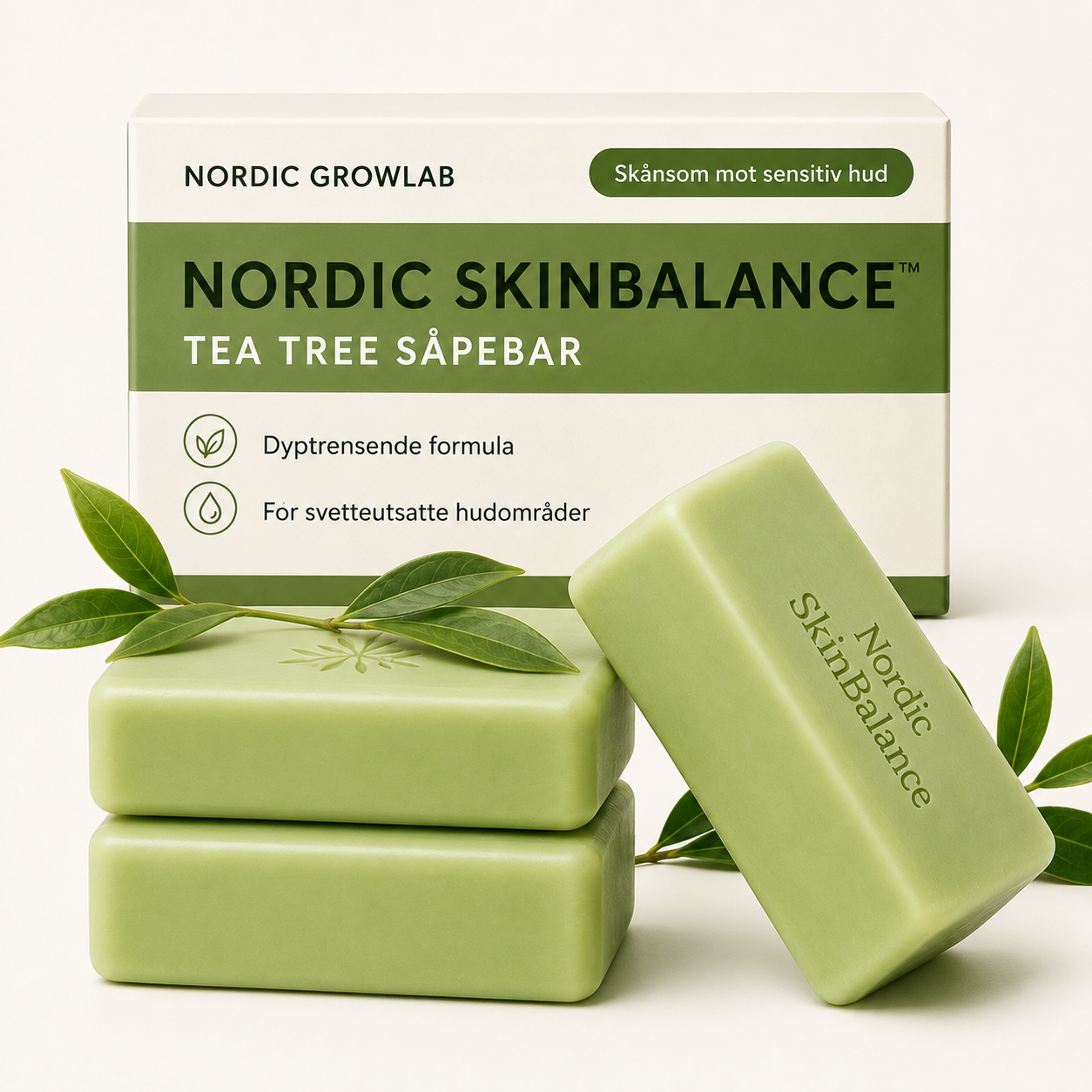 Nordic SkinBalance™ – Dyprensende kroppsbar for svetteutsatte hudområder