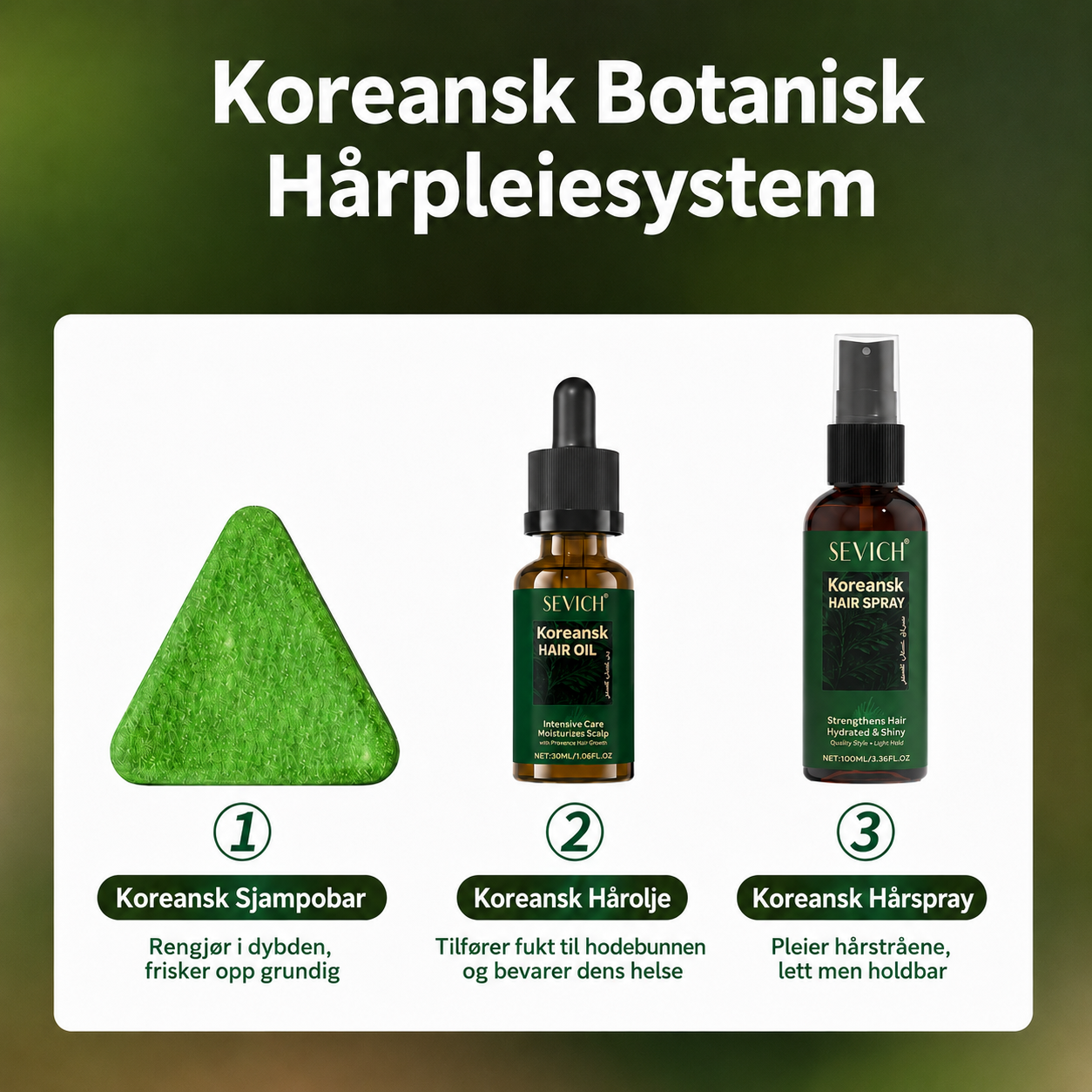 Koreansk ScalpRevive™ Steg 3: Daglig Hårvekstspray