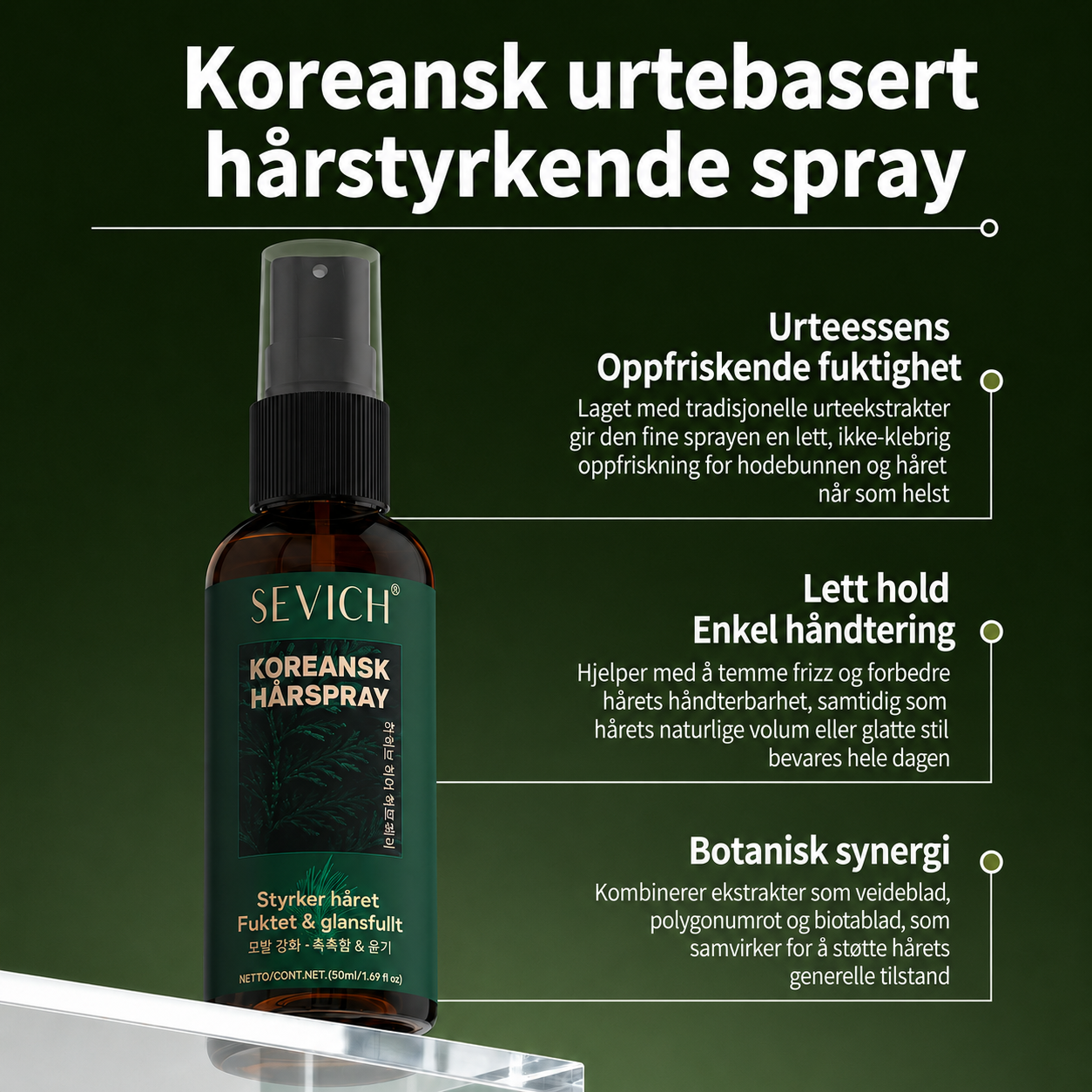 Koreansk ScalpRevive™ Steg 3: Daglig Hårvekstspray