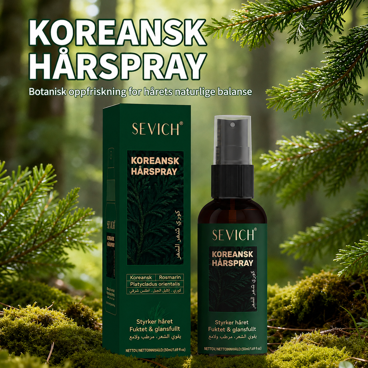 Koreansk ScalpRevive™ Steg 3: Daglig Hårvekstspray